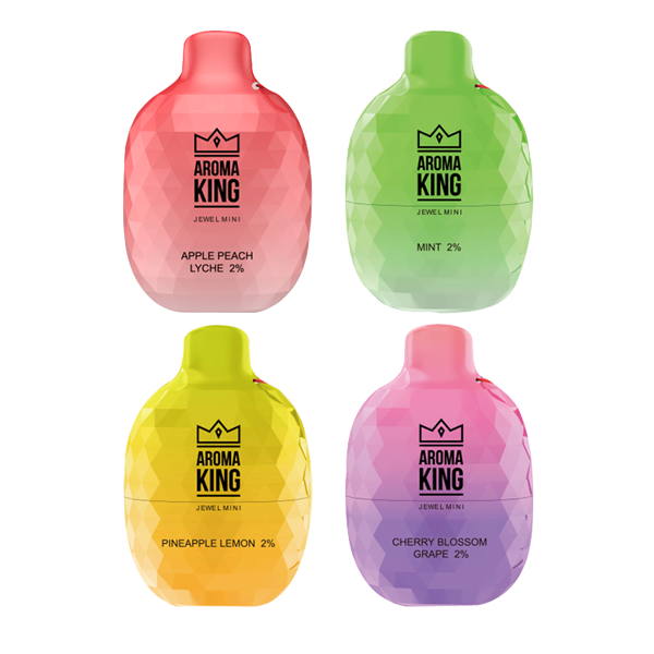 20mg Aroma King Jewel Mini Disposable Vape Device 600 Puffs - Lazy Frog Shop