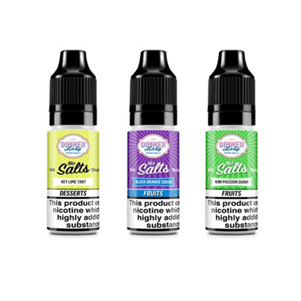 20mg Dinner Lady 10ml Nic Salts (50VG/50PG) - Lazy Frog Shop