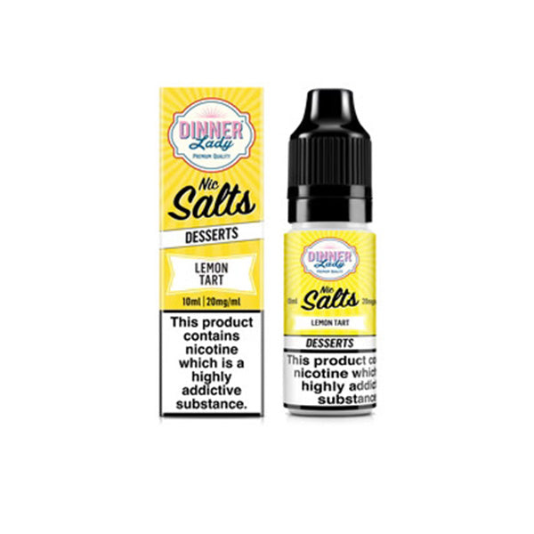 20mg Dinner Lady 10ml Nic Salts (50VG/50PG) - Lazy Frog Shop