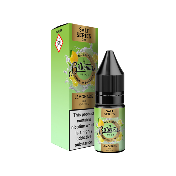 10mg Billionaire Juice Salt Series 2.0 10ml Nic Salts (50VG/50PG) - Lazy Frog Shop