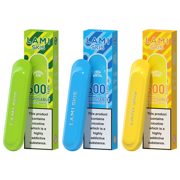 20mg Lami Skis Disposable Vaping Device 600 Puffs - Lazy Frog Shop