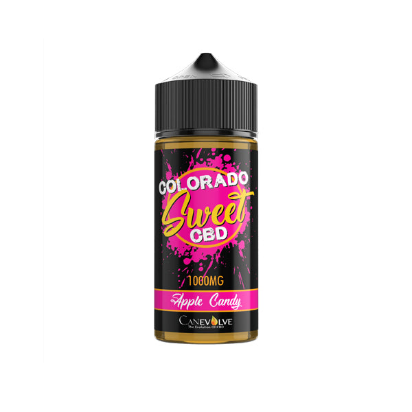 Colorado Sweet 1000mg CBD Vaping Liquid 100ml (50PG/50VG) - Lazy Frog Shop