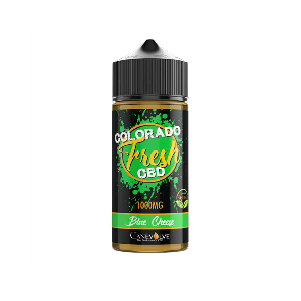 Colorado Fresh 1000mg CBD Vaping Liquid 100ml (50PG/50VG) - Lazy Frog Shop