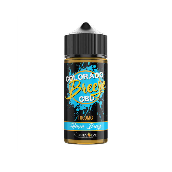 Colorado Breeze 1000mg CBD Vaping Liquid 100ml (50PG/50VG) - Lazy Frog Shop