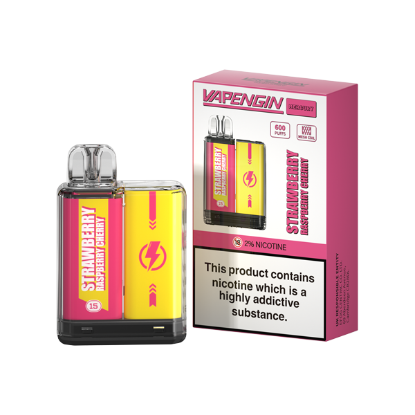 20mg Vapengin Mercury Disposable Vape Device 600 Puffs - Lazy Frog Shop