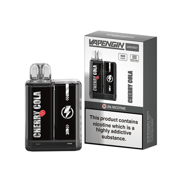 20mg Vapengin Mercury Disposable Vape Device 600 Puffs - Lazy Frog Shop