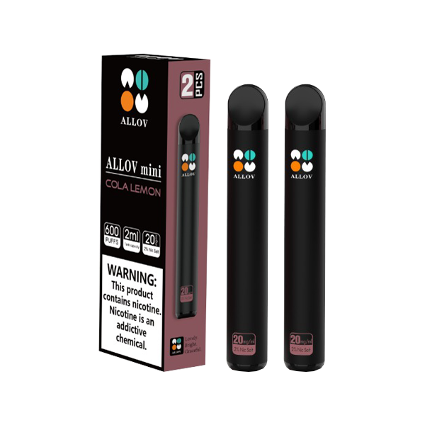 20mg Allov Mini Disposable Vape Device Twin Pack 1200 Puffs - Lazy Frog Shop