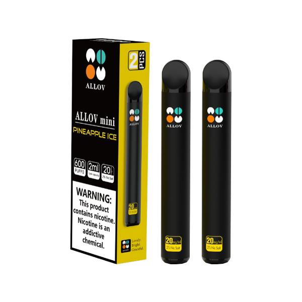 20mg Allov Mini Disposable Vape Device Twin Pack 1200 Puffs - Lazy Frog Shop