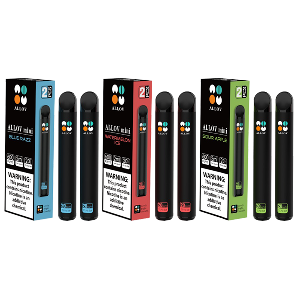 20mg Allov Mini Disposable Vape Device Twin Pack 1200 Puffs - Lazy Frog Shop