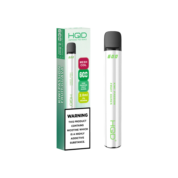 20mg HQD 600 Disposable Vape Device 600 Puffs - Lazy Frog Shop