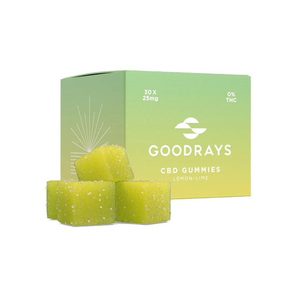 Goodrays 750mg CBD Gummies - 30 Pieces - Lazy Frog Shop