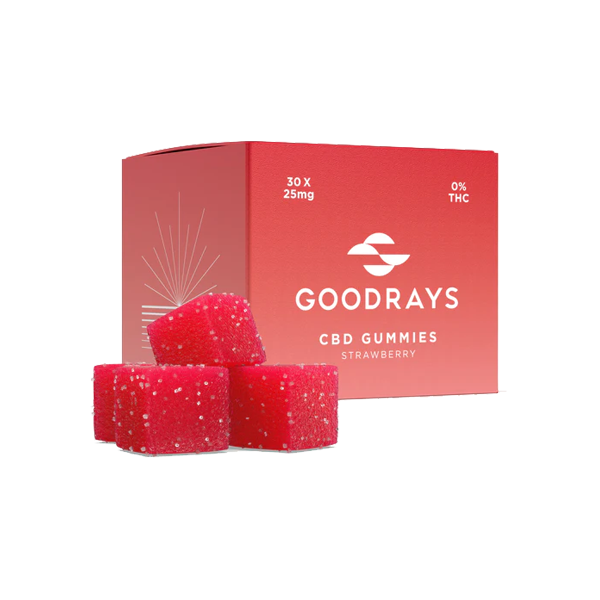 Goodrays 750mg CBD Gummies - 30 Pieces - Lazy Frog Shop