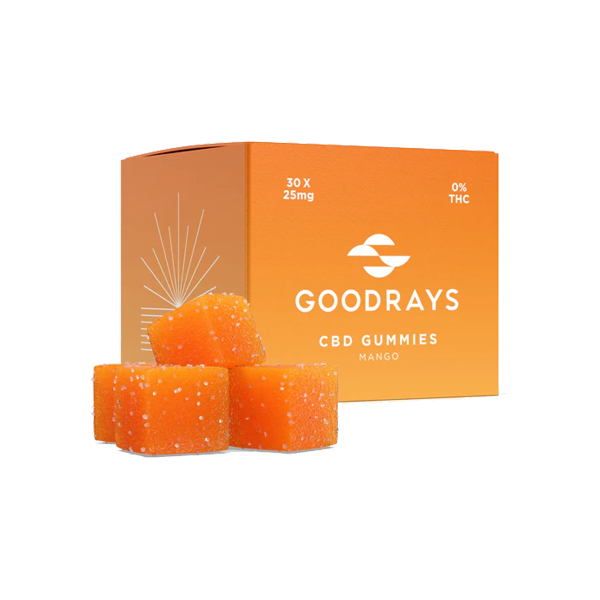 Goodrays 750mg CBD Gummies - 30 Pieces - Lazy Frog Shop