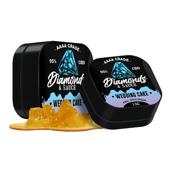 Diamonds & Sauce 95% Full Spectrum CBD Distillate - 1.5g - Lazy Frog Shop