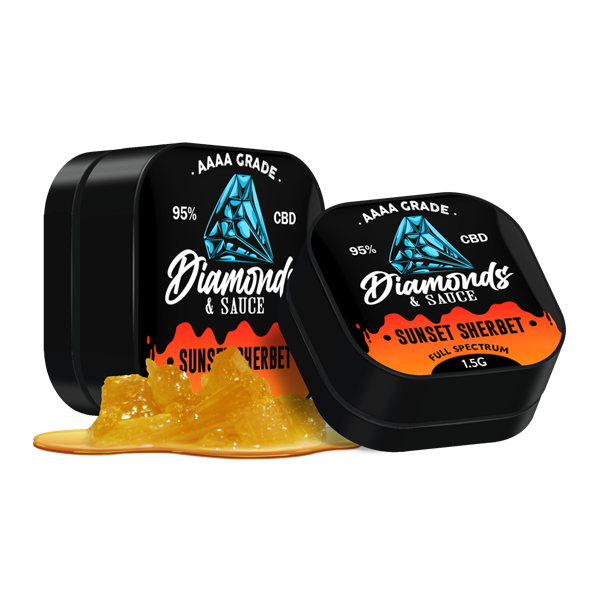 Diamonds & Sauce 95% Full Spectrum CBD Distillate - 1.5g - Lazy Frog Shop