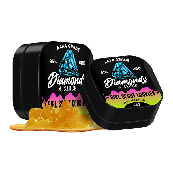 Diamonds & Sauce 95% Full Spectrum CBD Distillate - 1.5g - Lazy Frog Shop