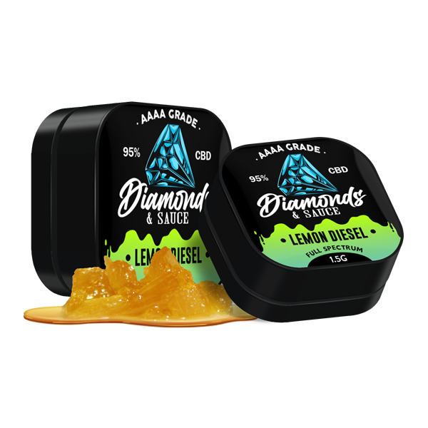 Diamonds & Sauce 95% Full Spectrum CBD Distillate - 1.5g - Lazy Frog Shop