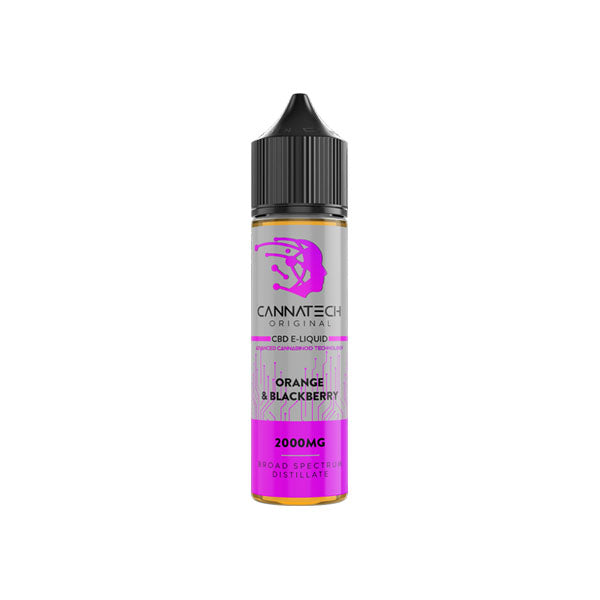 Cannatech 2000mg Broad Spectrum CBD E-liquid 50ml - Lazy Frog Shop