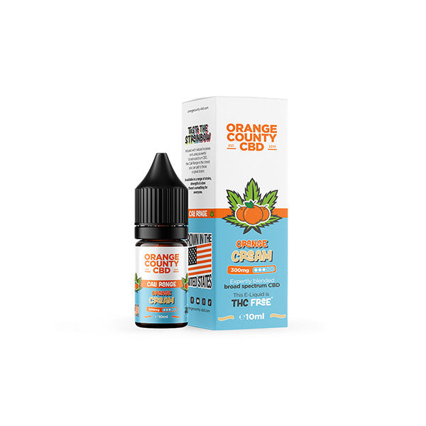 Orange County CBD Cali Range 300mg CBD 10ml E-liquid (60VG/40PG) - Lazy Frog Shop