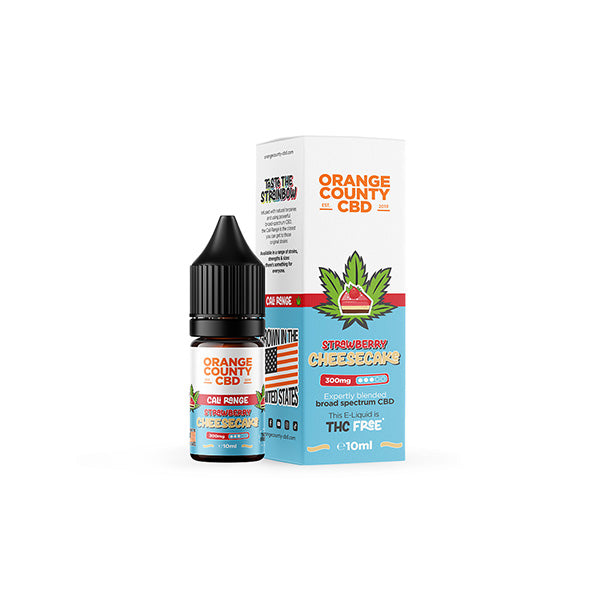 Orange County CBD Cali Range 300mg CBD 10ml E-liquid (60VG/40PG) - Lazy Frog Shop