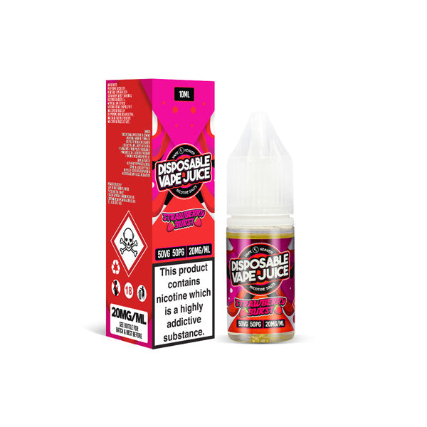 20mg Vape Heaven Disposable Vape Juice 10ml Nic Salts (50VG/50PG) - Lazy Frog Shop