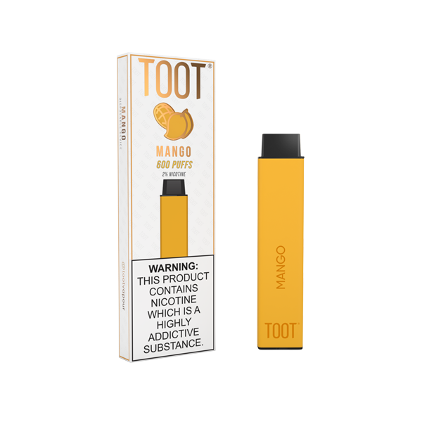 20mg TOOT Bar Disposable Vape Device 600 Puffs - Lazy Frog Shop