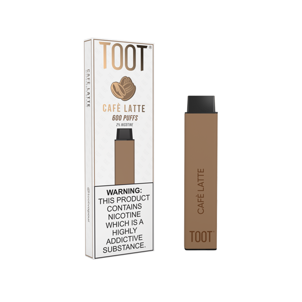 20mg TOOT Bar Disposable Vape Device 600 Puffs - Lazy Frog Shop