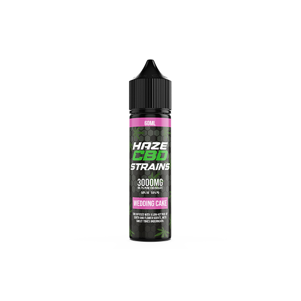 Haze CBD Strains 3000mg CBD E-Liquid 50ml Shortfill 0mg (50VG/50PG) - Lazy Frog Shop