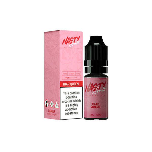 20mg Nasty Salts 10ml Nic Salts (50VG/50PG) - Lazy Frog Shop