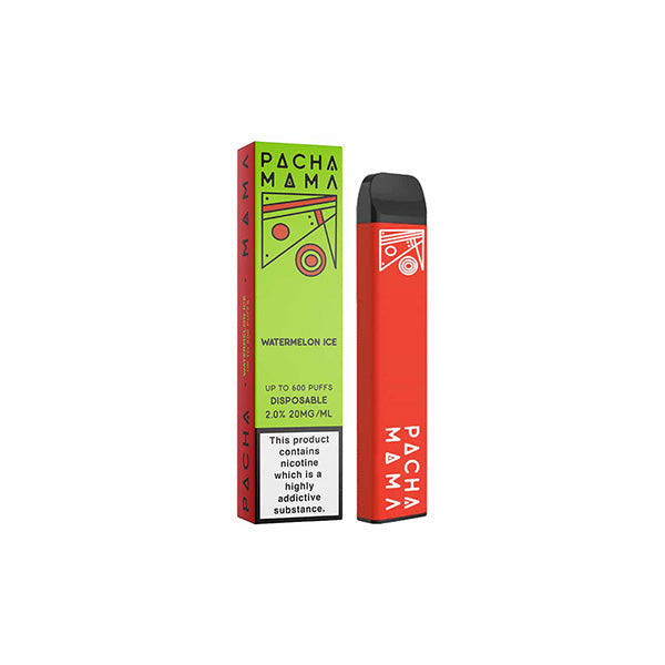 20mg Pacha Mama Disposable Vaping Device 600 Puffs - Lazy Frog Shop