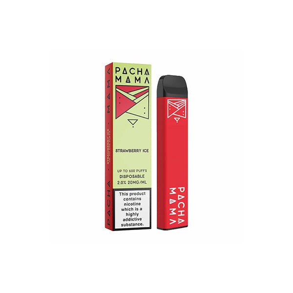 20mg Pacha Mama Disposable Vaping Device 600 Puffs - Lazy Frog Shop