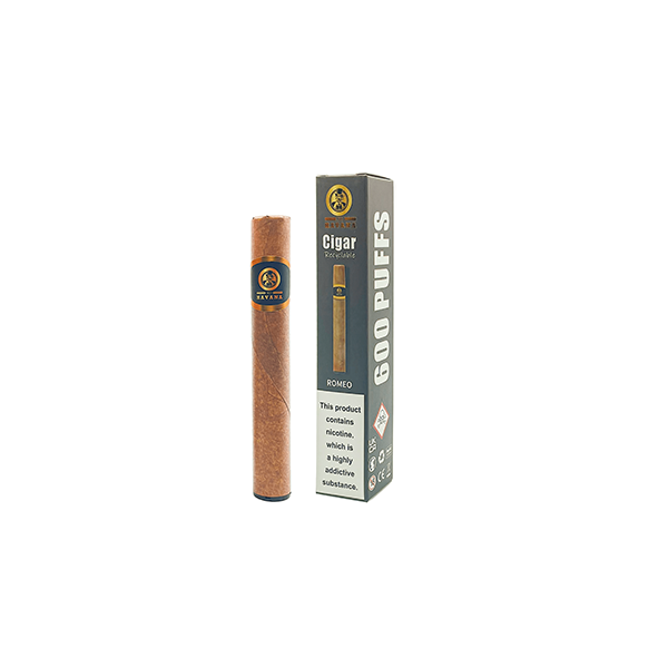 20mg XO Havana Disposable Cigar Vape - 600 Puffs - Lazy Frog Shop