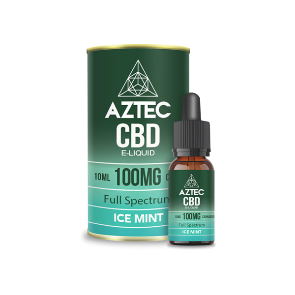 Aztec CBD 100mg CBD Vaping Liquid 10ml (50PG/50VG) - Lazy Frog Shop