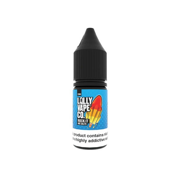 10mg Lolly Vape Co 10ml Nic Salts (50VG/50PG) - Lazy Frog Shop