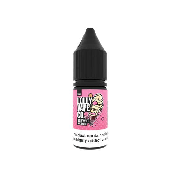 10mg Lolly Vape Co 10ml Nic Salts (50VG/50PG) - Lazy Frog Shop