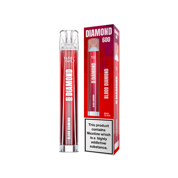 20mg Vapes Bars Diamond 600 Disposable Vape Device 600 Puffs - Lazy Frog Shop