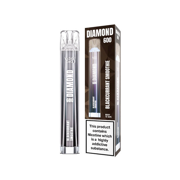 20mg Vapes Bars Diamond 600 Disposable Vape Device 600 Puffs - Lazy Frog Shop