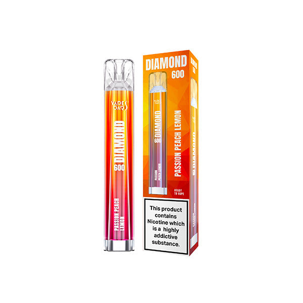 20mg Vapes Bars Diamond 600 Disposable Vape Device 600 Puffs - Lazy Frog Shop