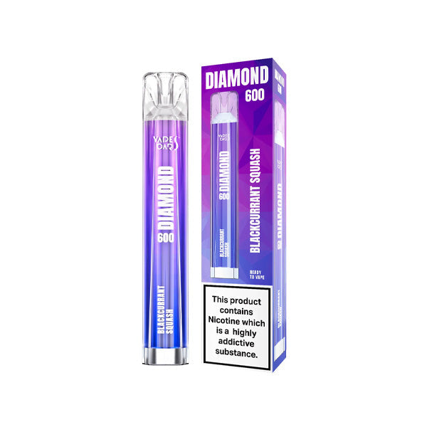 20mg Vapes Bars Diamond 600 Disposable Vape Device 600 Puffs - Lazy Frog Shop