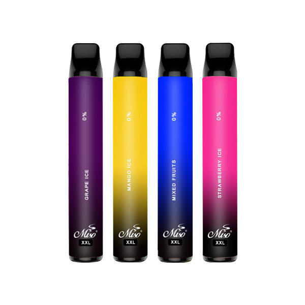 0mg Miso XXL Disposable Vape Device 2200 Puffs - Lazy Frog Shop