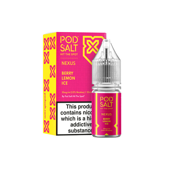 10mg Pod Salt Nexus 10ml Nic Salt (50VG/50PG) - Lazy Frog Shop