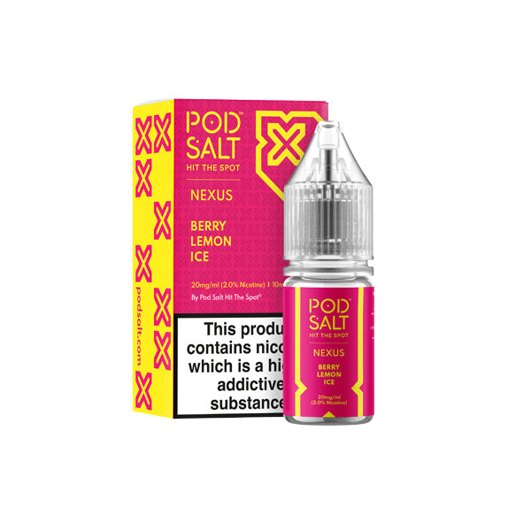 20mg Pod Salt Nexus 10ml Nic Salt (50VG/50PG) - Lazy Frog Shop