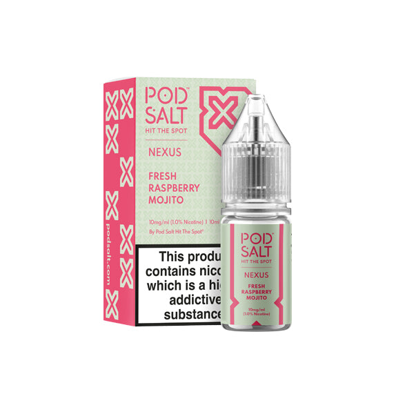 10mg Pod Salt Nexus 10ml Nic Salt (50VG/50PG) - Lazy Frog Shop