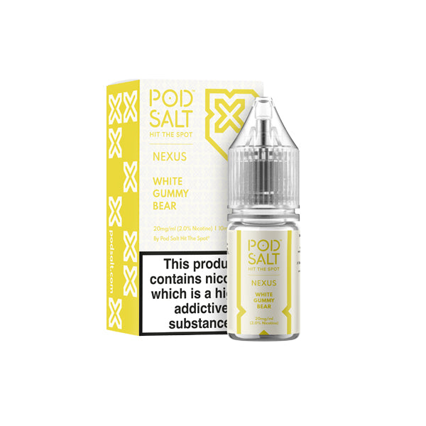 20mg Pod Salt Nexus 10ml Nic Salt (50VG/50PG) - Lazy Frog Shop