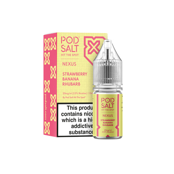 20mg Pod Salt Nexus 10ml Nic Salt (50VG/50PG) - Lazy Frog Shop