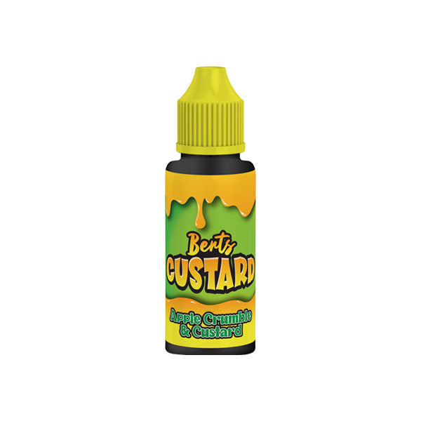 Berts Custard 120ml Shortfill 0mg (70VG/30PG) - Lazy Frog Shop