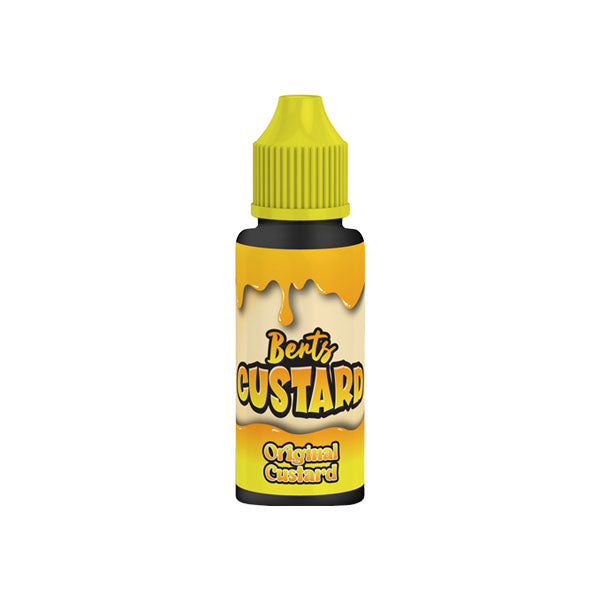 Berts Custard 120ml Shortfill 0mg (70VG/30PG) - Lazy Frog Shop