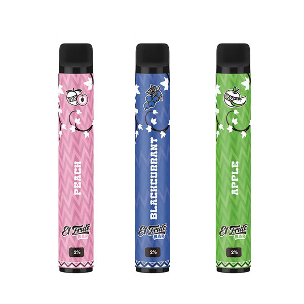 20mg El Fruto Bar Disposable Vape Device 575 Puffs - Lazy Frog Shop