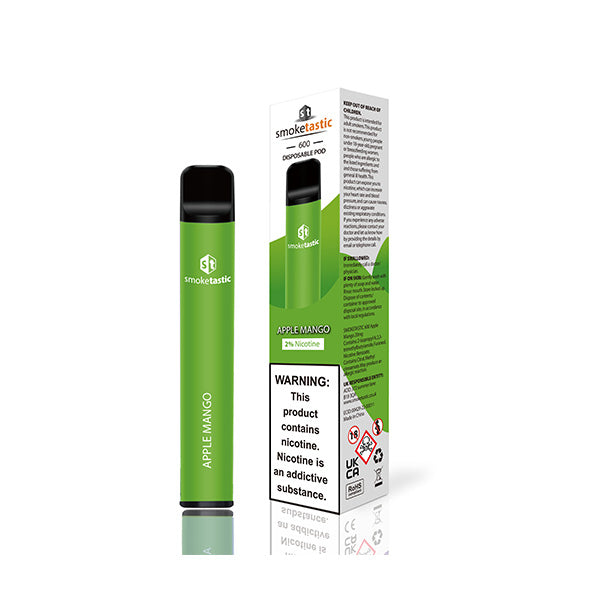 20mg Smoketastic ST600 Bar Disposable Vape Device 600 Puffs - Lazy Frog Shop