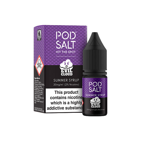 11mg Pod Salt Fusions 10ml Nic Salt (50VG/50PG) - Lazy Frog Shop